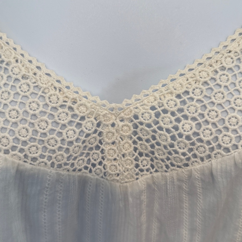 PAIGE White Lace Cold Shoulder Blouse - Picture 3 of 4